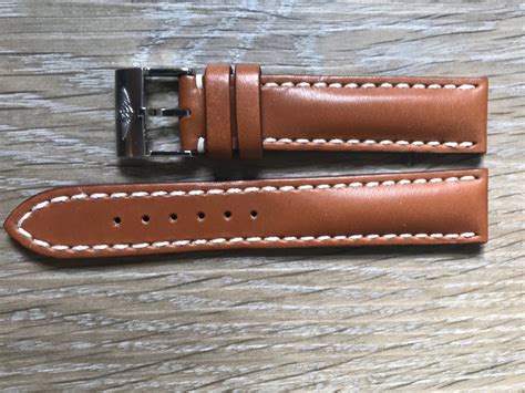 breitling leather strap care|Breitling leather strap 20mm.